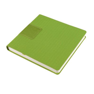 Ежедневник недатированный Scotty, А5-,  зеленое яблоко, кремовый блок, без обреза-6