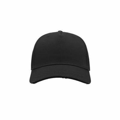 Бейсболка CARGO, 5 клиньев, металлическая застежка, черный-7