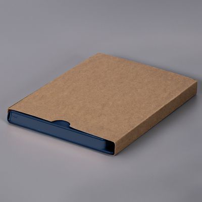 Ежедневник недатированный Solas, формат А5, с магнитом темно-синий, кремовый блок  в линейку-6