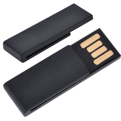 USB flash-карта 'Clip' (16Гб), чёрный-0