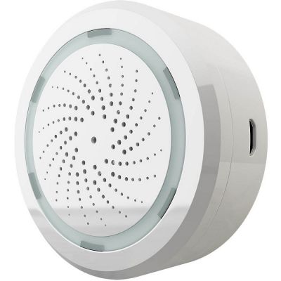 Умный термометр с сиреной A1, белый-0