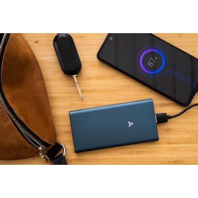 Внешний аккумулятор LAVA 10M, 10000 мАч, металл, синий-7