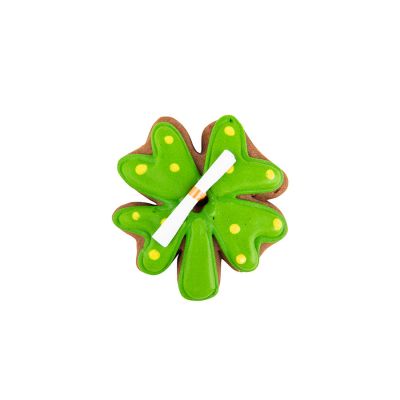 Печенье шоколадное 'Клевер с предсказанием', 35 гр, зеленый-0