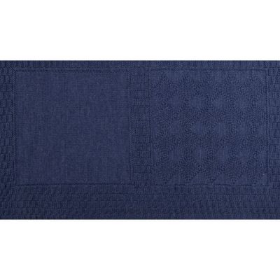 Плед LYKKE MINI, темно-синий, шерсть 30%, акрил 70%, 120*170 см-1