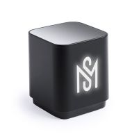 Портативная Bluetooth-колонка LUNEM с подсветкой, пластик, черный