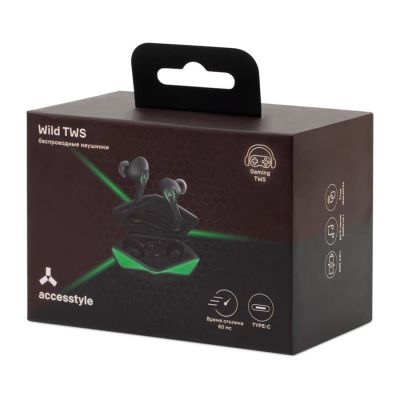 Беспроводные наушники Accesstyle Wild TWS, зеленый-6