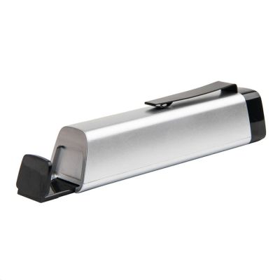 Универсальное зарядное устройство 'Tower' (2200mAh), серебристый, черный-7