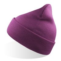 Шапка вязаная  двойная Wind-S, фиолетовый
