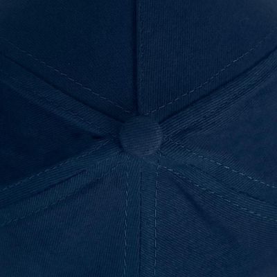 Бейсболка OPTIMA S, 5 клиньев, металлическая застежка, темно-синий-5