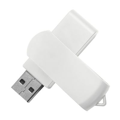 USB flash-карта SWING (8Гб), белый, 6,0х1,8х1,1 см, пластик-0