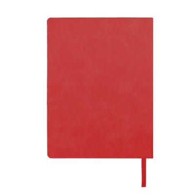Ежедневник недатированный Solas, формат А5, с магнитом, красный, кремовый блок  в линейку-2