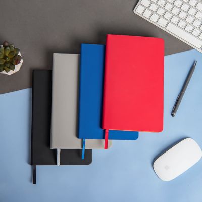 Ежедневник недатированный SIMPLY FIRM, А5,  серый, кремовый блок, в линейку-6