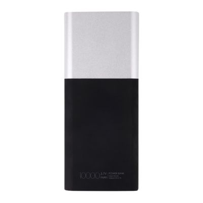 Универсальное зарядное устройство 'Black gun'(10000mAh),черный с серебристым,6,2х14,5х1,7см, пластик, черный, серебристый-1