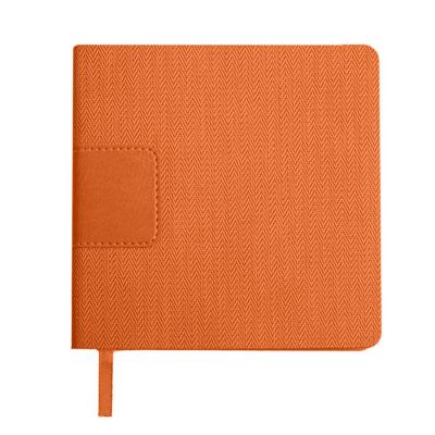 Ежедневник недатированный Scotty, А5-,  оранжевый, кремовый блок, без обреза-1