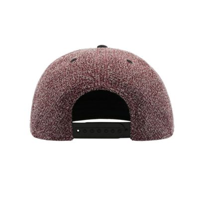 Бейсболка KIK, 6 клиньев, пластиковая застежка, красный-4