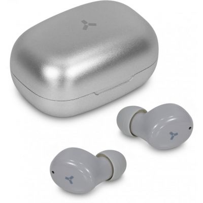 Беспроводные наушники ACCESSTYLE GRAIN TWS, серебристый-3