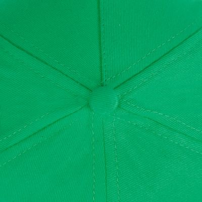 Бейсболка HIT, 5 клиньев,  застежка на липучке, зеленый-5