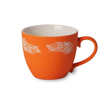 Чайная пара TENDER с прорезиненным покрытием, оранжевый-10