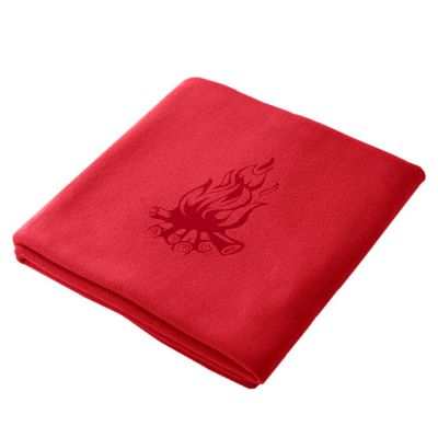 Плед PLAIN, 100х140 см,  флис 150 гр/м2;  100% полиэстер, красный-5