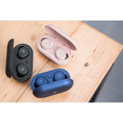 Беспроводные наушники ACCESSTYLE DENIM TWS, черные, черный-9