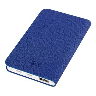 Универсальный аккумулятор 'Provence' (5000mAh),синий,7,5х12,1х1,1см, искусственная кожа,плас-1