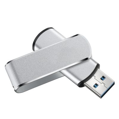 USB flash-карта 16Гб, алюминий, USB 3.0, серебристый-0
