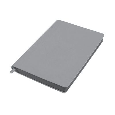 Ежедневник недатированный Pulpy, А5,  светло-серый, кремовый блок в линейку, светло-серый срез-4