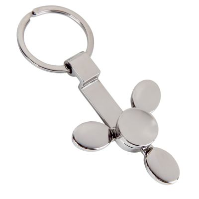 Брелок со спиннером MARINE, серебристый-0