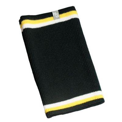 Образец вязанный снуд CUSTOM MERCH, 100% аркил, черный, желтый-0