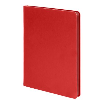 Ежедневник недатированный Pulpy, А5,  красный, кремовый блок в линейку, красный срез-0