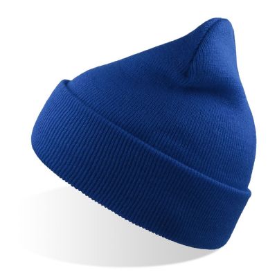 Шапка вязаная  двойная Wind-S, синий-0