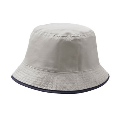Панама BUCKET POCKET, темно-синий, серый-6