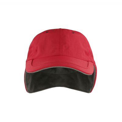 Бейсболка SNOW FLAP STOPPER-S, красный-3