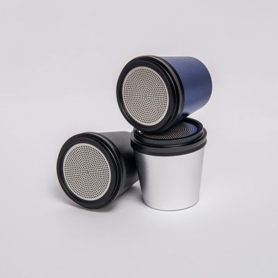 Портативная mini Bluetooth-колонка Sound Burger 'Coffee' серебристый, серебряный-6