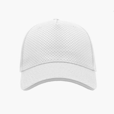 Бейсболка GEAR, 5 клиньев, застежка на липучке, белый-3