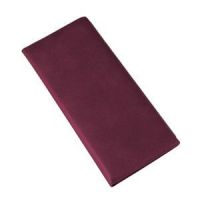 Визитница (128 визиток), бордовый