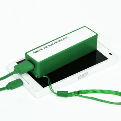 Универсальное зарядное устройство 'Keox' (2000mAh), зеленый-2