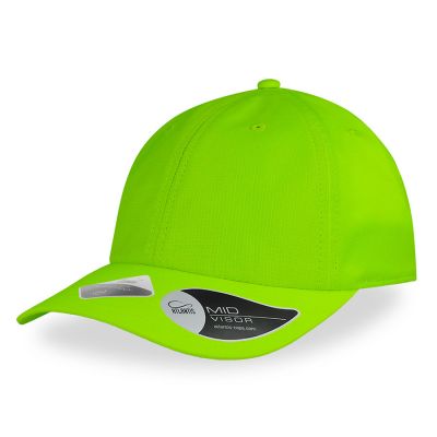 Бейсболка ENERGY, 6 клиньев, застежка на липучке, неоновый желтый-0