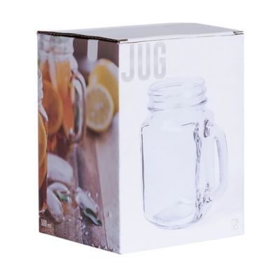 Кружка-банка COCTAIL, прозрачный-1