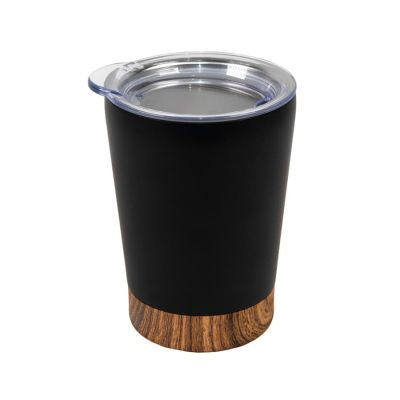 Подарочный набор NIGHTFALL: наушники, зарядное устройство, термокружка, украшение, коробка, стружка, черный, бежевый-2