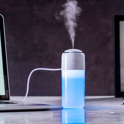 Увлажнитель воздуха TRUDY с LED подсветкой, емкость 200 мл, материал пластик, цвет белый-7