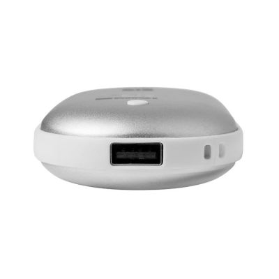 Универсальное зарядное устройство WARMER (5000mAh) с функцией обогрева рук, серебристый-2