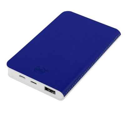 Универсальный аккумулятор 'Franki' (5000mAh),белый с синим, 7,5х12,1х1,1см, белый, синий-1
