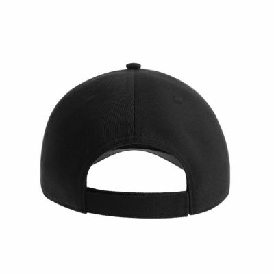 Бейсболка FIJI, 5 клиньев, застежка на липучке, черный-3