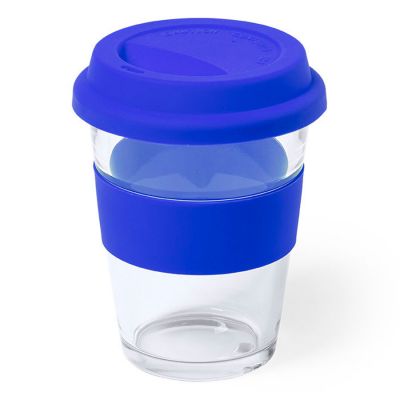 Стакан DURNOX с силиконовой крышкой, синий-0