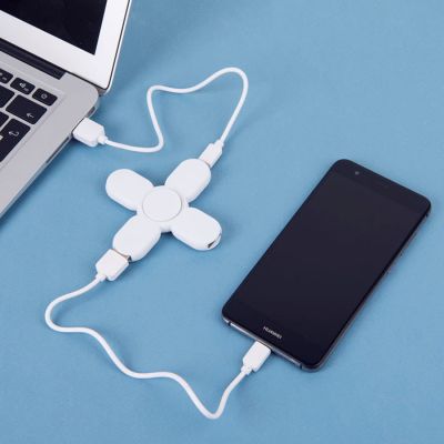 USB-разветвитель SPINNER, 3 порта, белый-4