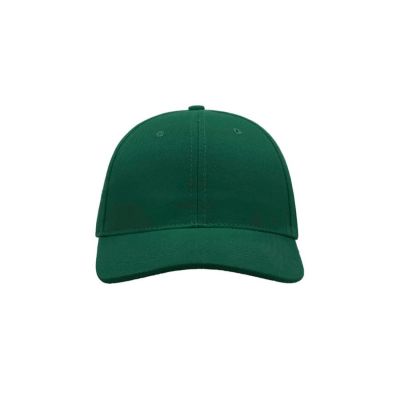 Бейсболка LIBERTY SIX, 6 клиньев, застежка на липучке, темно-зелёный-4