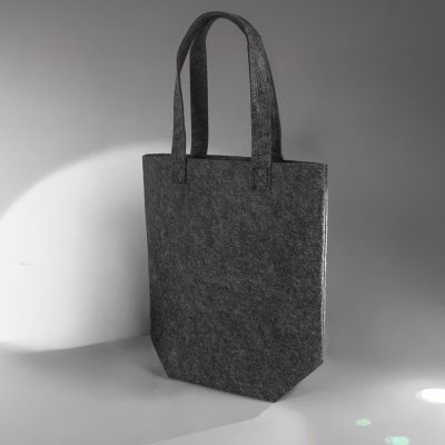 Сумка-шоппер FELTY , RPET фетр, темно-серый-2