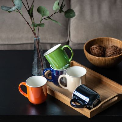 Кружка PERLA, черный, белый-9