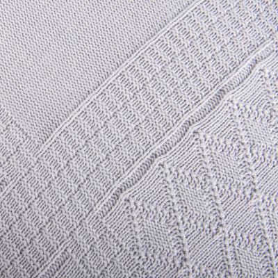 Плед LYKKE MIDI, серый, шерсть 30%, акрил 70%, 150*200 см-2